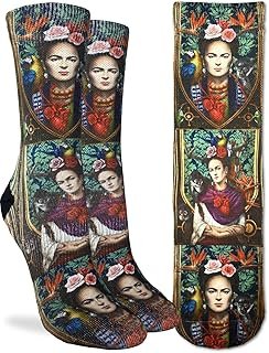 Sponsored Ad - Good Luck Sock Women's Ode to Frida Kahlo Socks, Adult