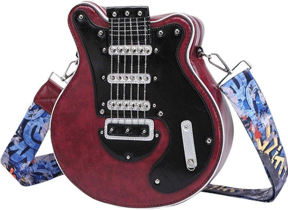 Bolso de mano con ilustración de guitarra eléctrica – Amazon