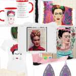 Accesorios Frida Kahlo para regalar ccon precio barato