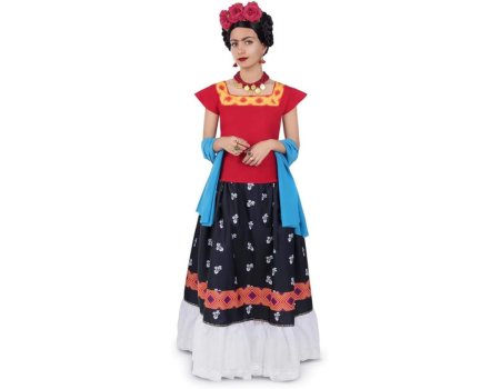Disfraz Frida Kahlo Mujer clasico con accesorios