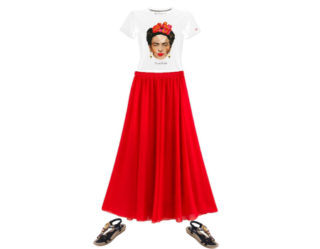 Ropa Frida Kahlo look boho