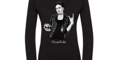 Sudadera Frida Kahlo Negra Blasfemus estilo Rock