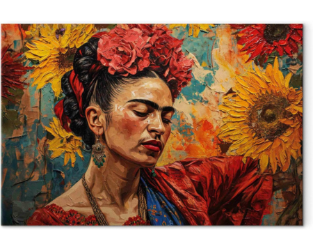 cuadro frida kahlo decoración
