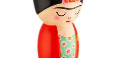 florero frida kahlo maceta pintada