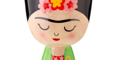 maceta frida kahlo pintada