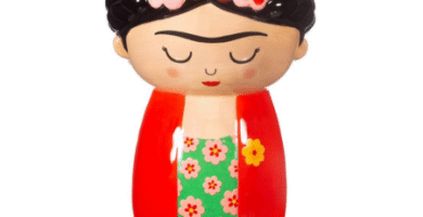 macetero frida kahlo pintado para pared