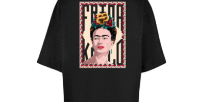 camiseta hombre frida kahlo merchcode