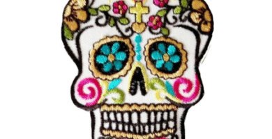 parche frida kahlo calavera mexicana