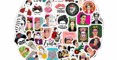 pegatinas frida kahlo por detalle creativo