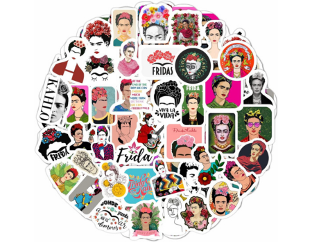 pegatinas frida kahlo por detalle creativo