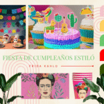 fiesta de cumpleaños frida kahlo - como decorar tu mesa por menos de 60€