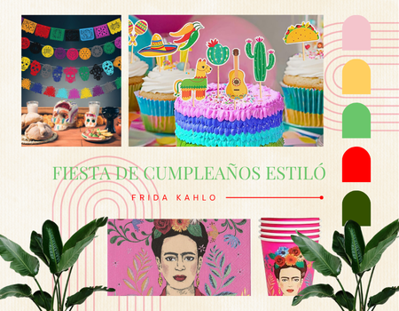 fiesta de cumpleaños frida kahlo