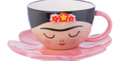 taza con forma de frida kahlo barata y bonita 20€