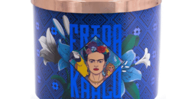 vela frida kahlo decorativa y aromatisada