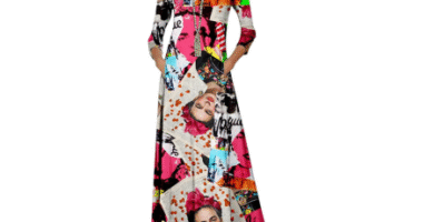 vestido Frida Kahlo estampado
